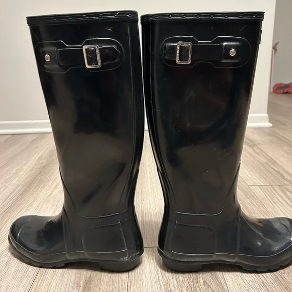 HUNTER Original Tall Gloss Rain Boots - Picture 4 of 9